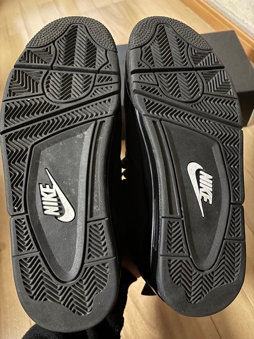 靴 Nike Air Jordan 4 Retro OG \"Black Cat\"