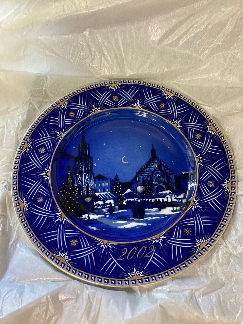 フッチェンロイター　ドイツ陶磁器ブランド　イヤープレート3皿セット