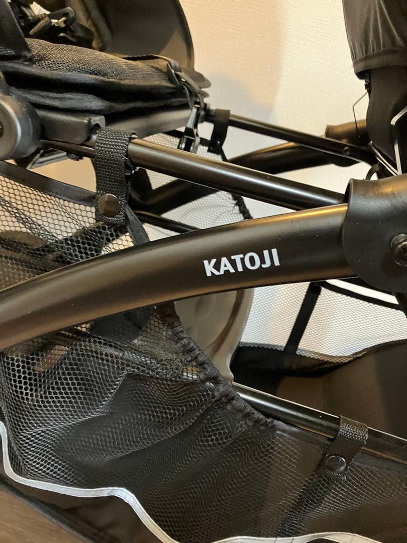 【期間限定値下げ】カトージ 2人でGOデラックス ブラック 美品 2人乗り双子