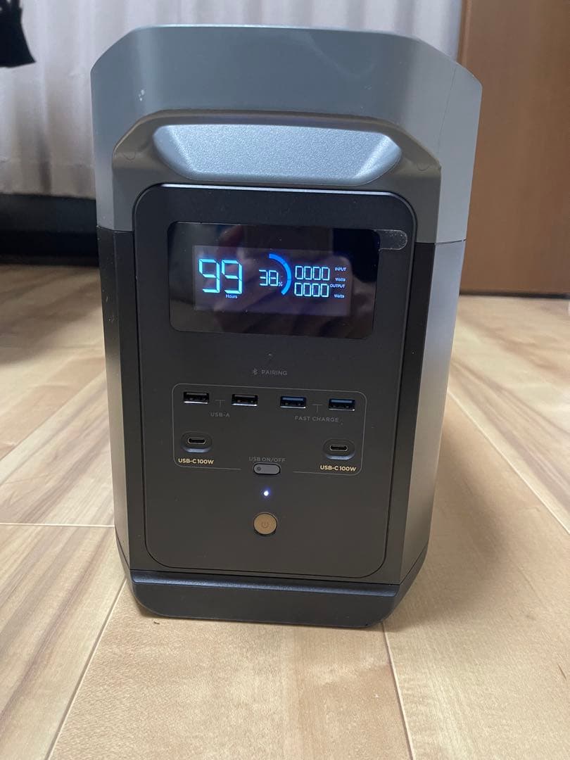 ECOFLOW ポータブル電源 99%