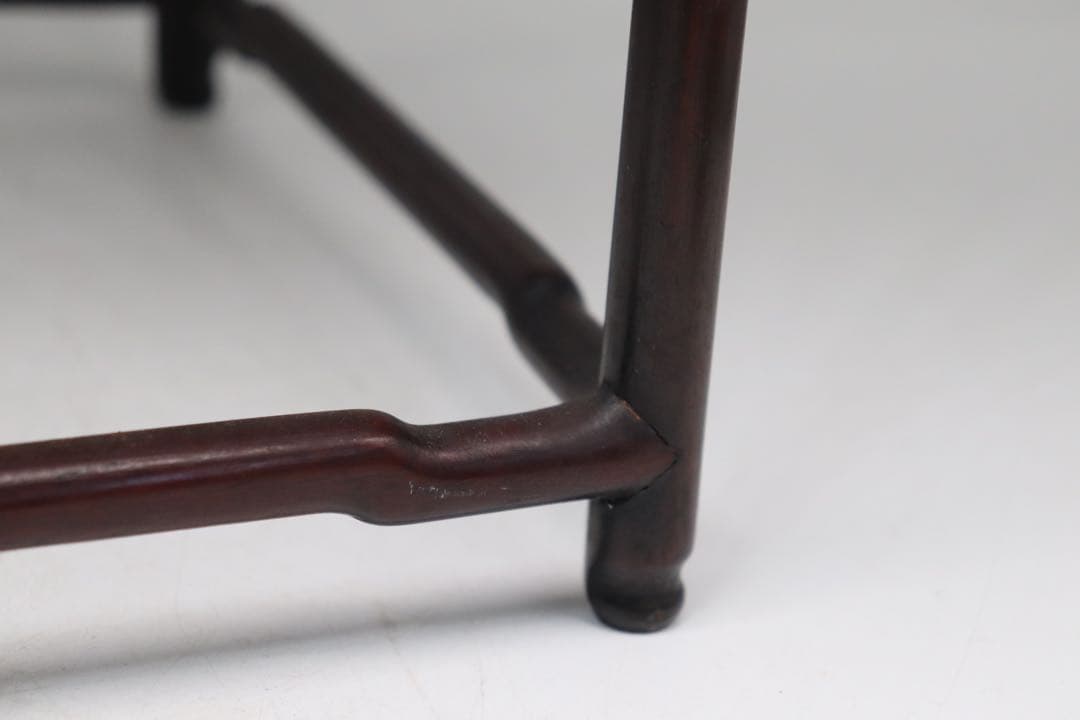 紅木　花台　したん　唐木　茶道具　送料込み1020