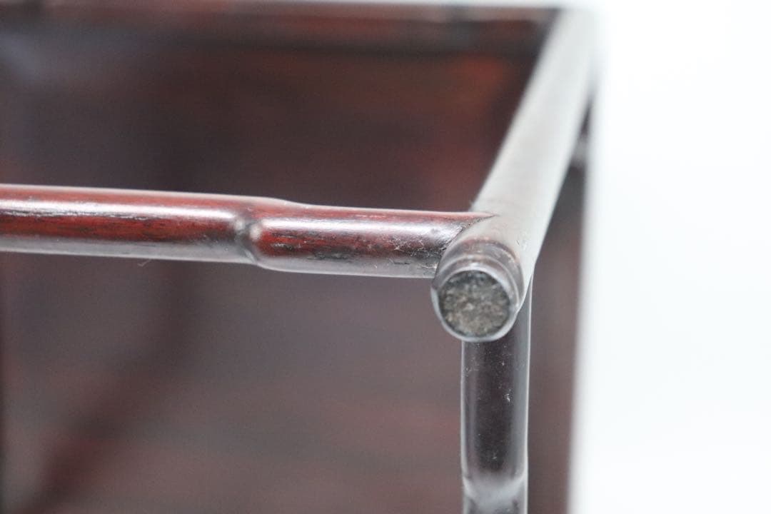 紅木　花台　したん　唐木　茶道具　送料込み1020