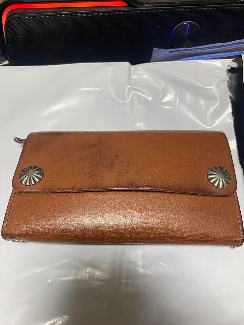 DOUBLE RL & CO コンチョトラッカーウォレット