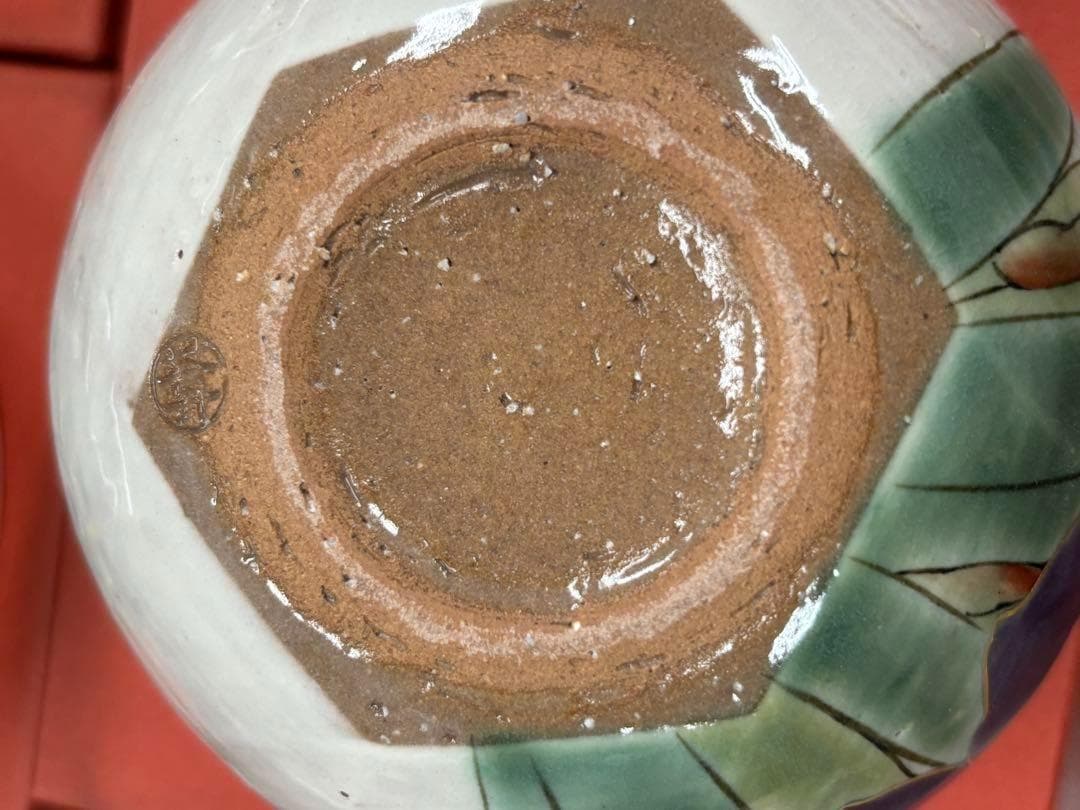 京焼清水焼 とうあん窯 土渕陶あん あやめ 色絵付け椀 料亭 割烹 5客セット