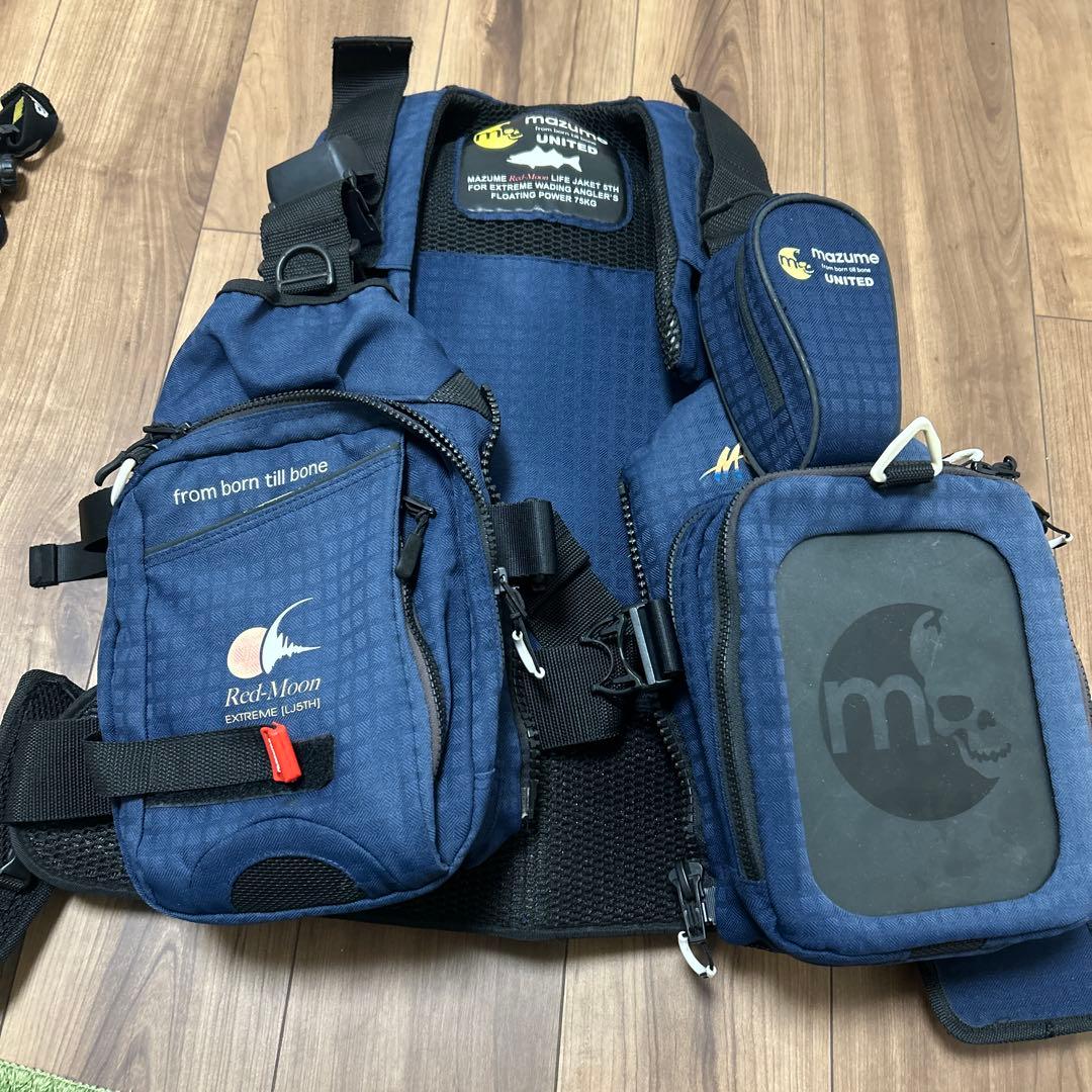 直*樹様 マズメmazume.レッドムーン、ライフジャケット、EXTREME.L