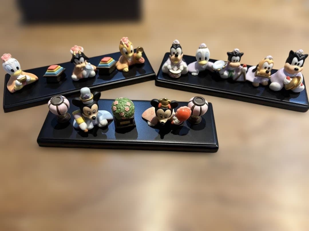 【新品未使用】ベルメゾン ディズニー 雛人形 ミニ フィギュア