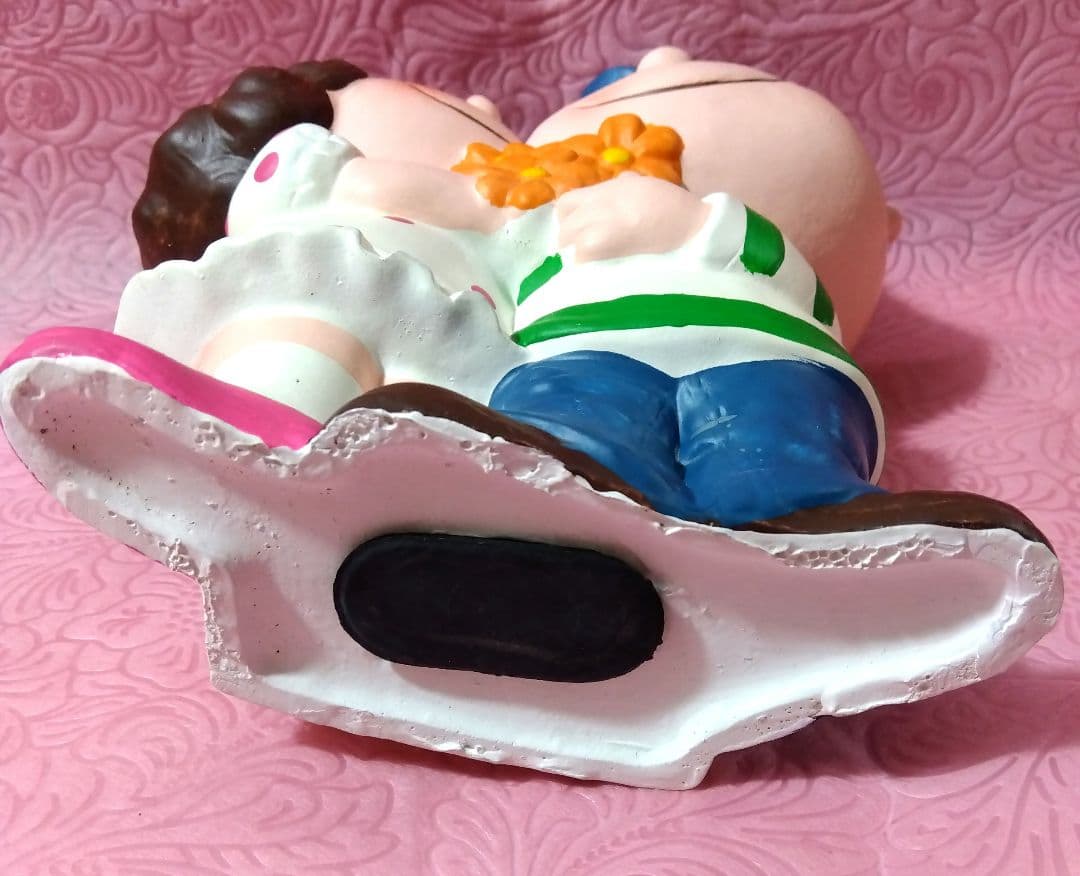 【昭和レトロ】未使用♥ほのぼの君&おとめちゃん貯金箱（日本製）…佃公彦 貯金箱