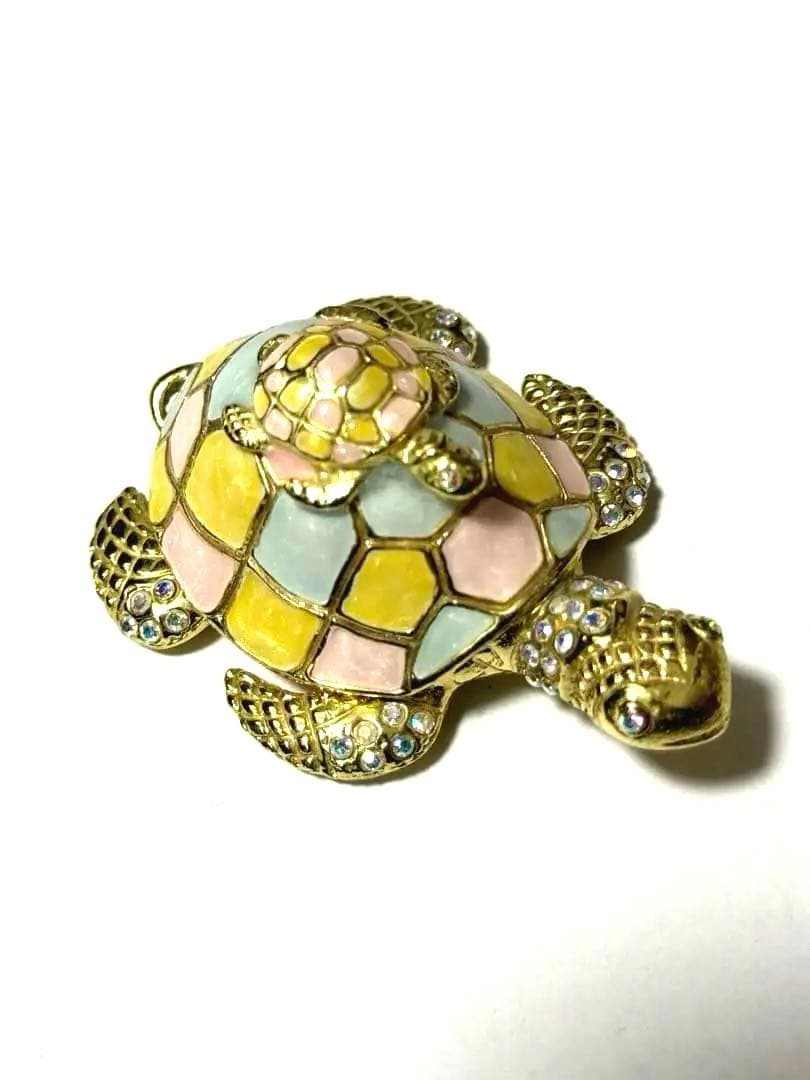 カラフルな亀のジュエリーケース