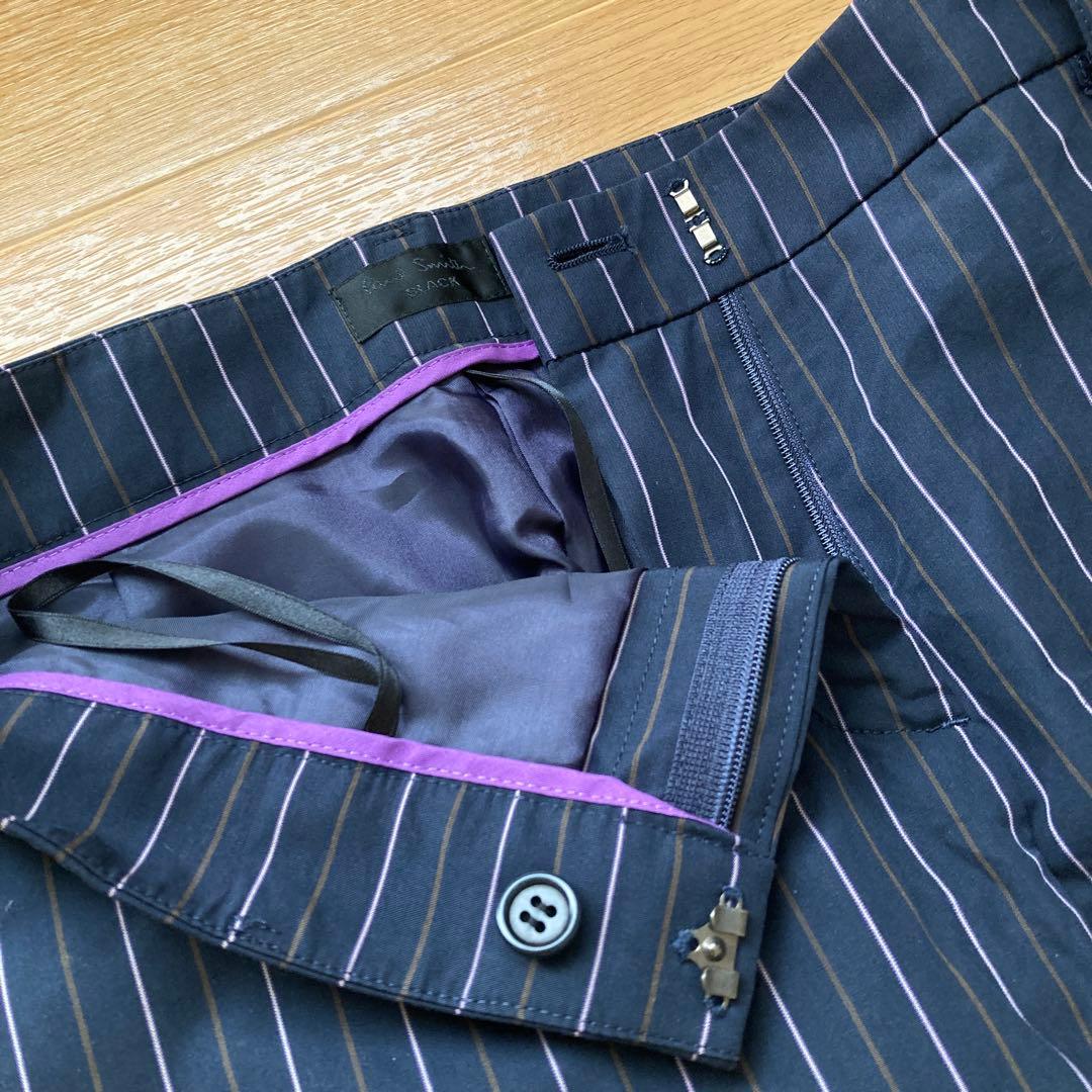 Paul Smith BLACK レディース スーツ ストライプ ネイビー 40