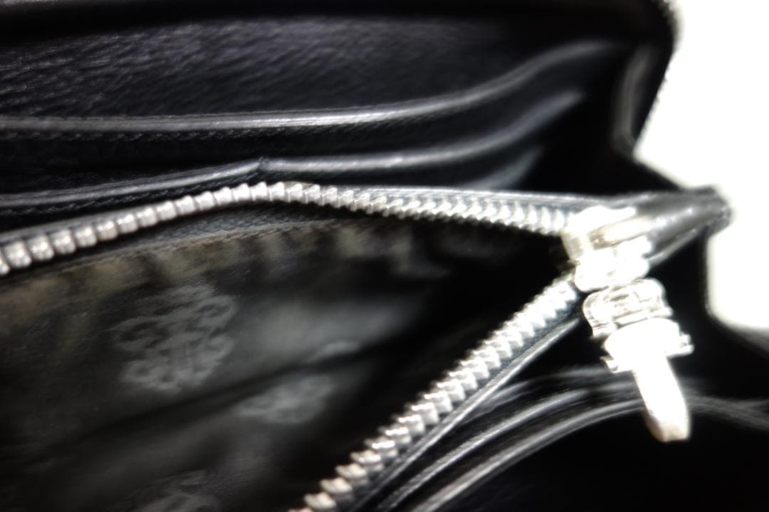 クロムハーツ REC F ジップ #2 プレーン スクロールラベル ウォレット