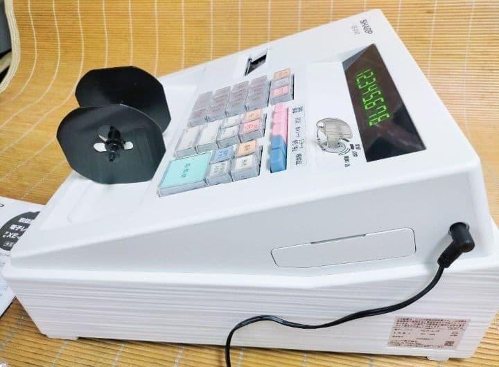 シャープレジスター　XE-A147　PC連携売上管理フル設定無料　153333