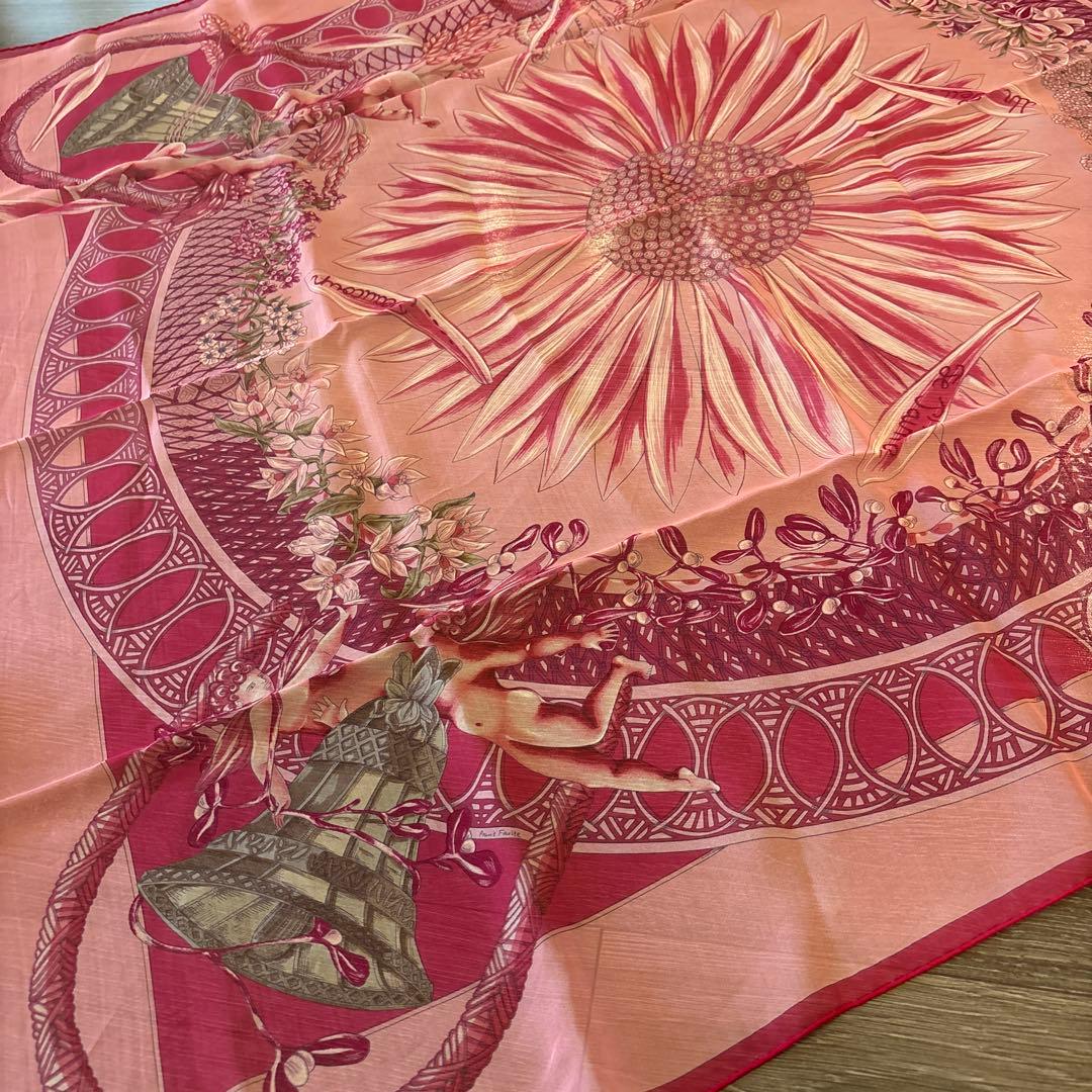 HERMES エルメス　シフォン　カレ90