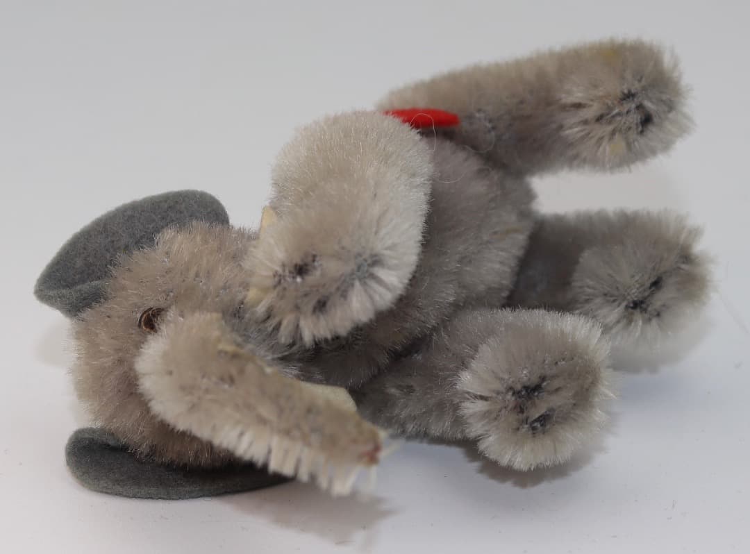 Schuco 1959年製 7325-Elefant 9cm グレーぬいぐるみ象