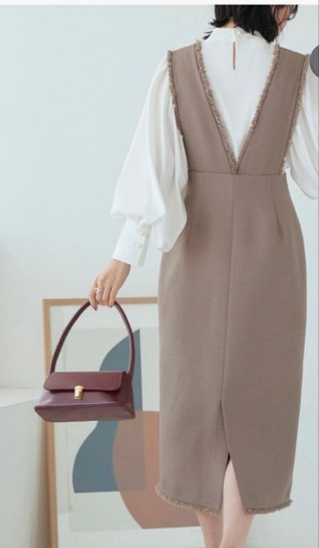 【セット】入園入学などに　ブラウス＆ツイードジャンパースカート M