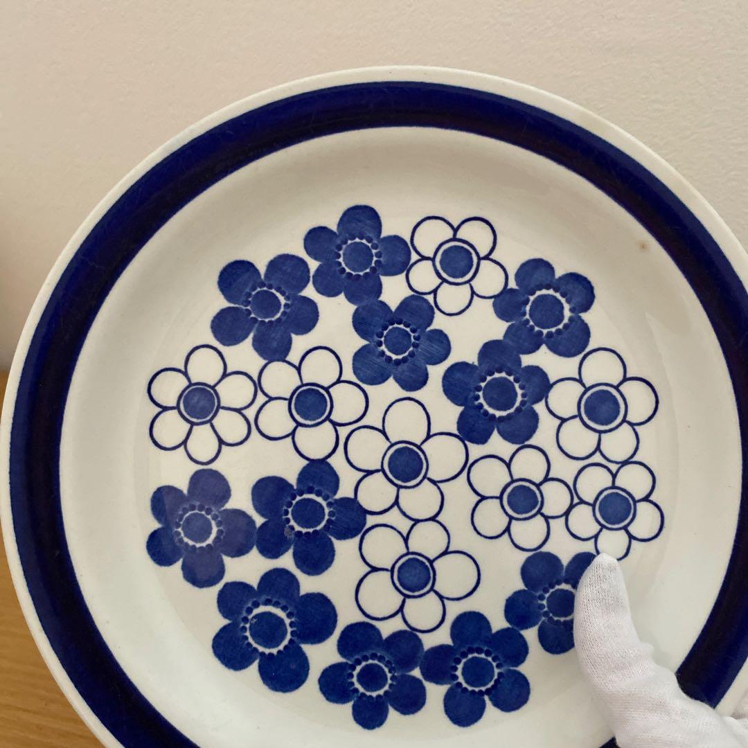 ①ロールストランド 希少　アネモン プレート 24cm 2枚セット