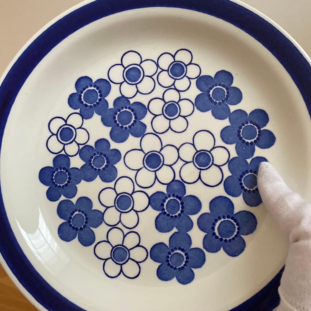 ①ロールストランド 希少　アネモン プレート 24cm 2枚セット