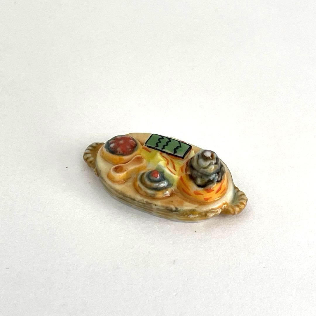 フランスのマルシェ　レア　ヴィンテージ　フェーブ　フランス　パニエ　ミニチュア