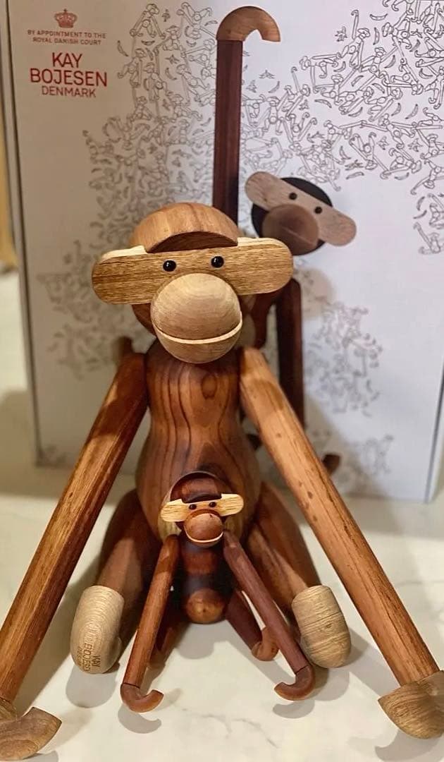 kay bojesen 特大　受注　2体　カイ・ボイスン　ヴィンテージ モンキー