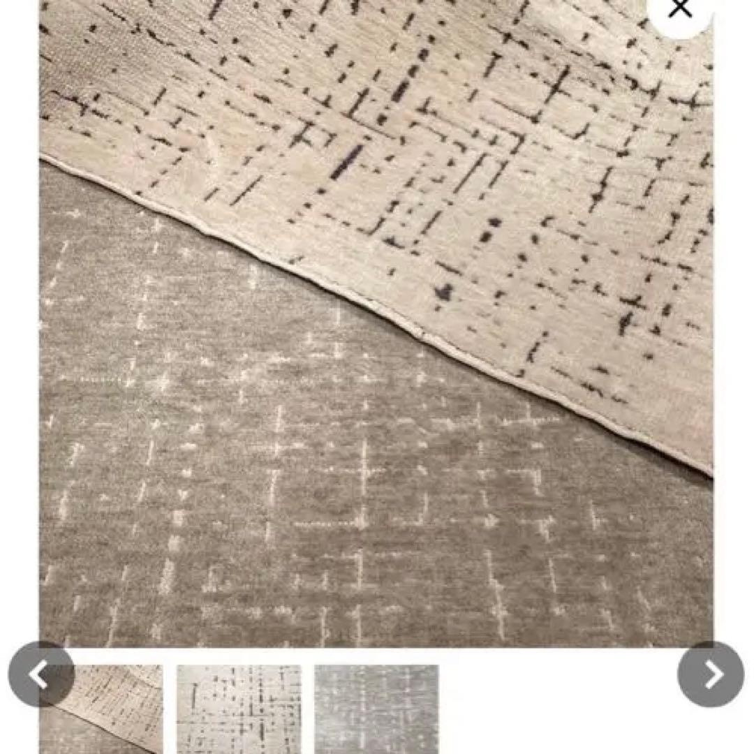 KORSAS グレー ラグ 140×200cm mado