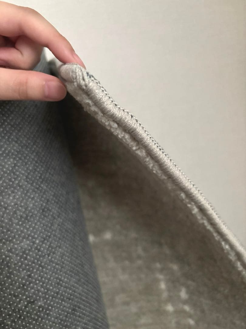 KORSAS グレー ラグ 140×200cm mado