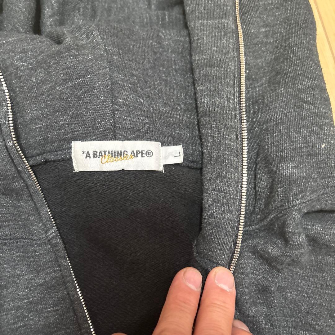 A Bathing Ape ダークグレー パーカー
