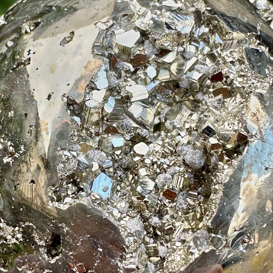 パイライト 黄鉄鉱 邪気祓い 丸玉 スフィア MY485