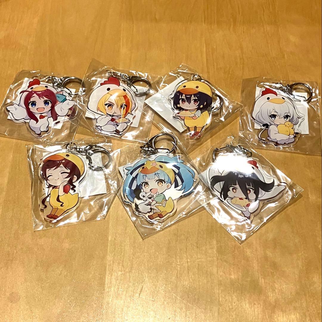 ゾンビランドサガ ドライブイン鳥 アクリルキーホルダー 7種セット 最終値下げ‼️
