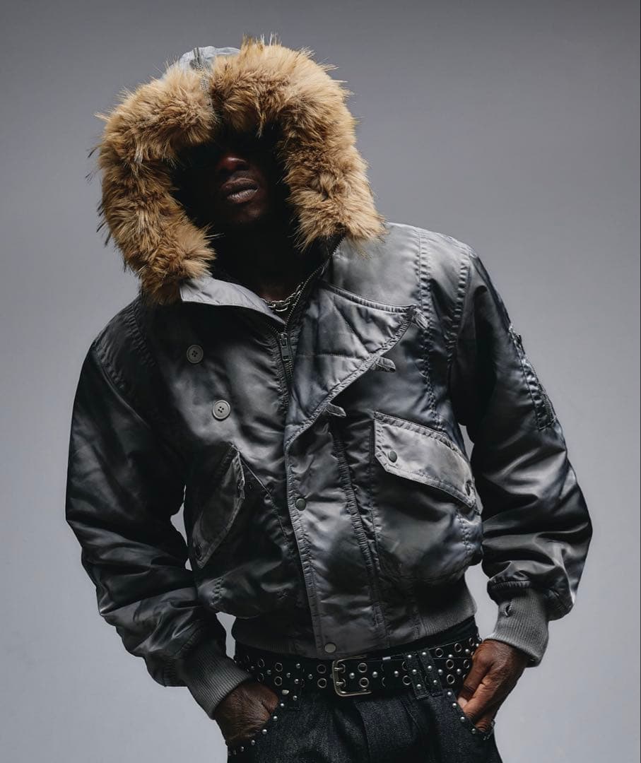 アンダーハンク　フェードN2Bフライトジャケット　L