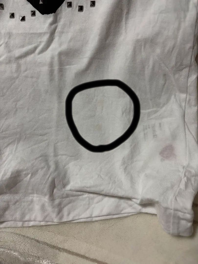 PLAY COMME des GARÇONS スタッズTシャツ xxs
