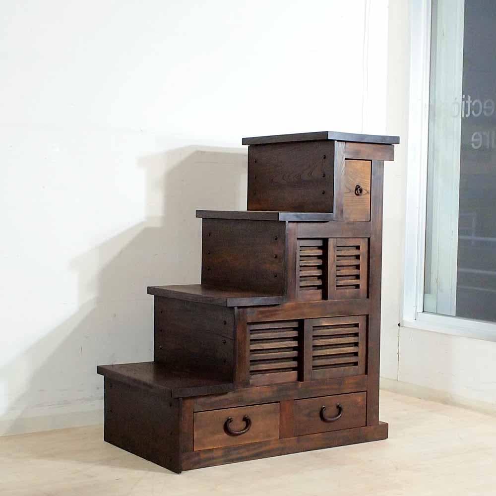 ジャパンヴィンテージ 階段箪笥 古家具 古民家 ZR24361