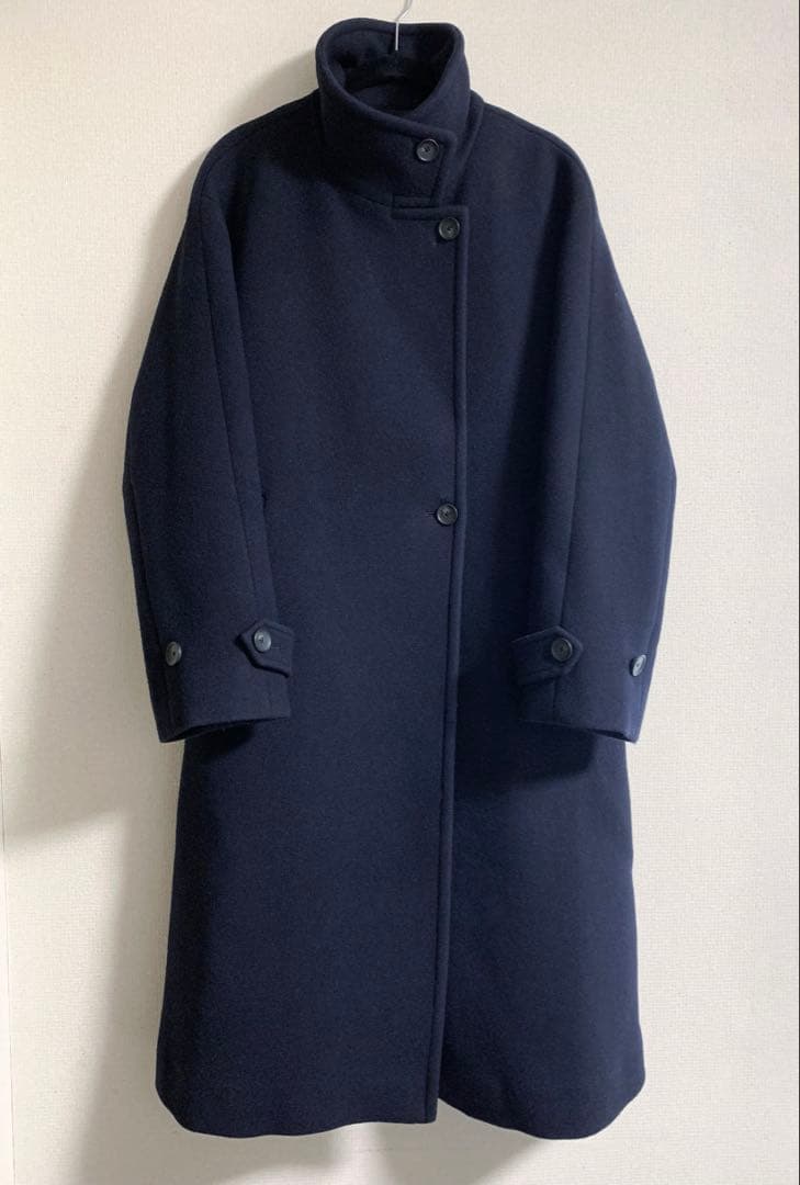 green label relaxing ソフトメルトン スタンドカラー コート