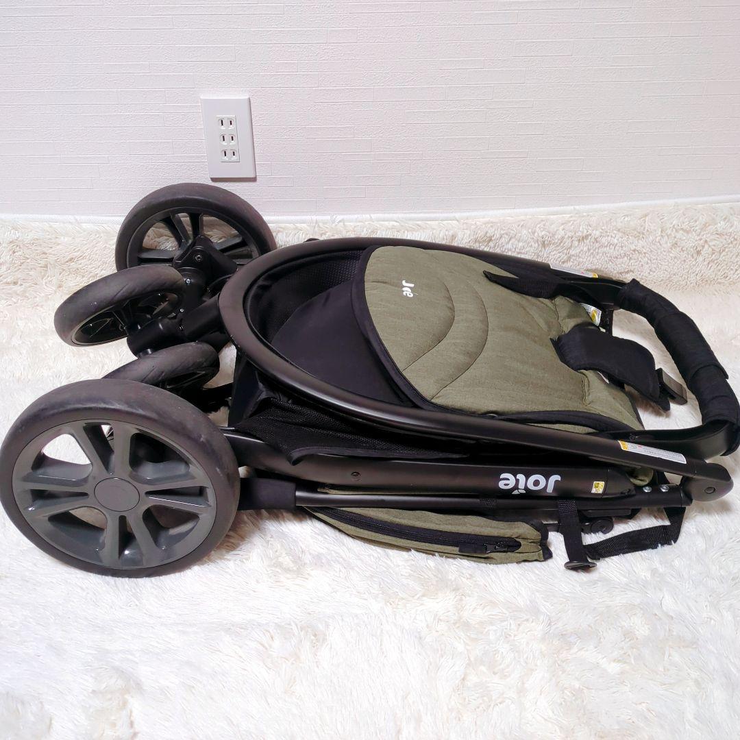 【美品】Joie ベビーカー LiteTrax(ライトトラックス) オリーブ