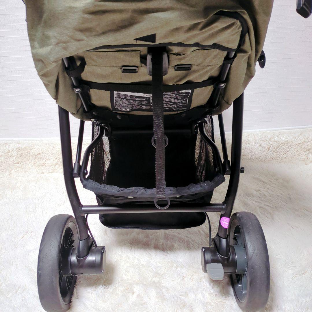 【美品】Joie ベビーカー LiteTrax(ライトトラックス) オリーブ