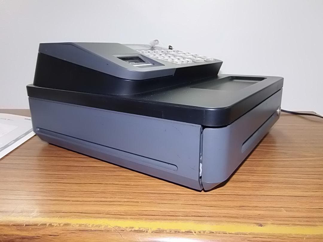 人気の黒1/25インボイスレジスター簡単レジ4部門CASIOカシオ　SE-G2