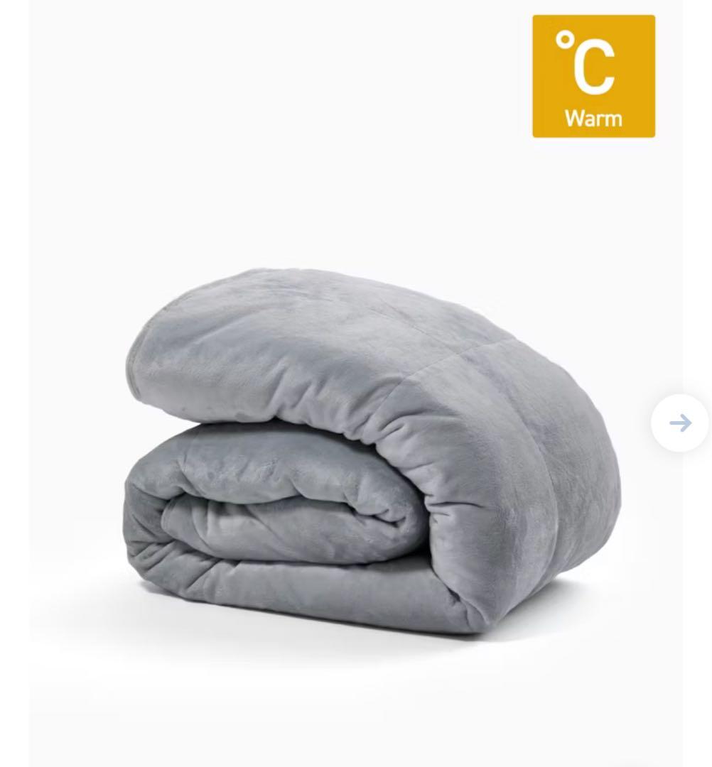 Ｓ☆BAKUNE 掛け布団 ウォーム 冬用掛け布団 クイーンGray