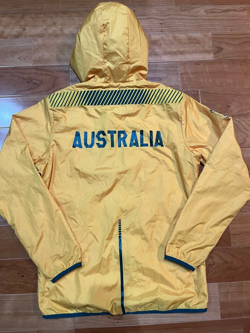 ラグビー　オーストラリア代表　ワラビーズ　ナイロンジャケット　アシックス