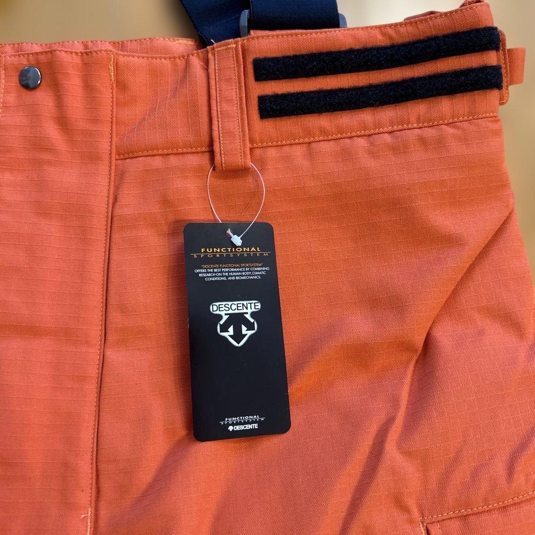 超希少デサント　オレンジ防火服ズボンLLサイズ　消防服