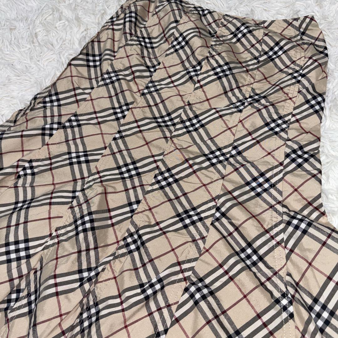 【人気】バーバリーロンドンブルーレーベル スカート ノバチェック 38