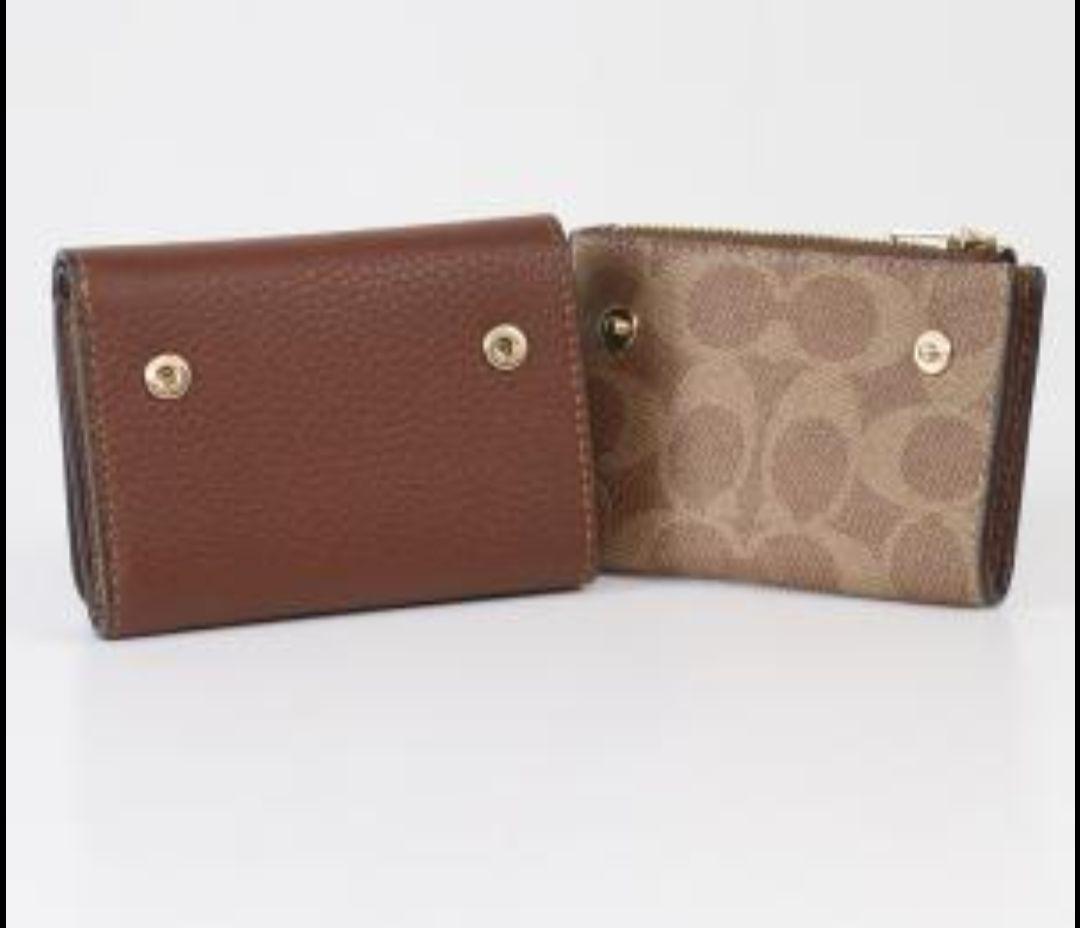 訳あり　COACH　三つ折り財布　新品未使用