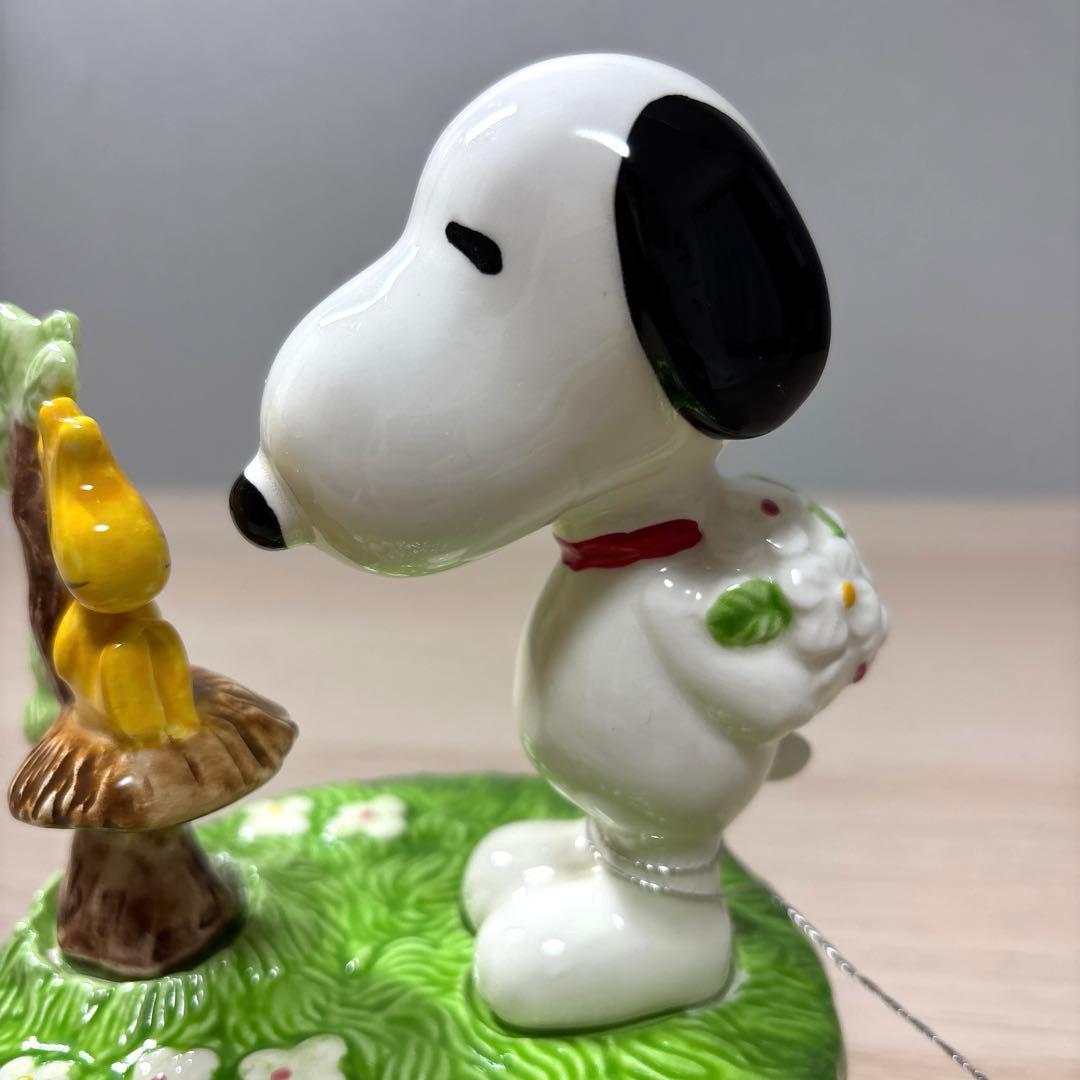 PEANUTS スヌーピー オルゴール 陶器　ヴィンテージ　snoopy