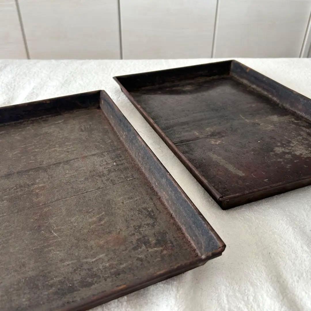 雰囲気のあるプレート　2枚セット