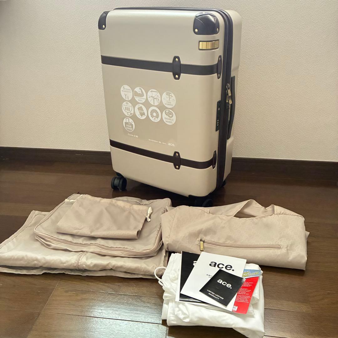 ace. サークルZ 58L キャリーケースTSAロック付き　エース