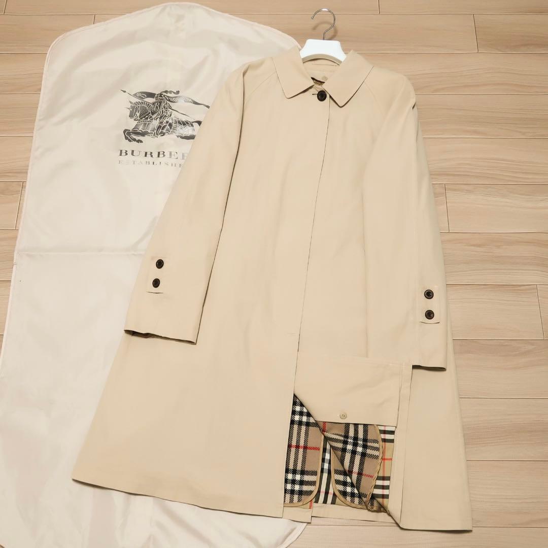 極上品 ビンテージ BURBERRY ステンカラーコート ライナー付 バーバリー