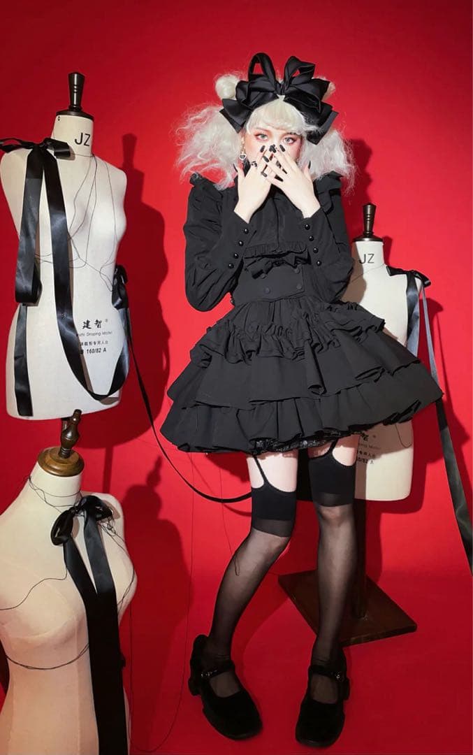 CATCOCOON ジャンスカ 黒