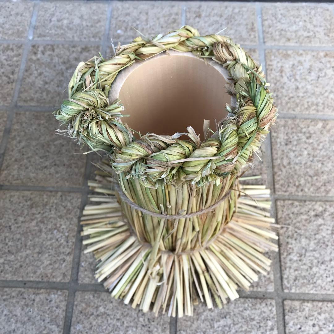 みゅみゅ さま リクエスト品　門松　お正月　竹　青竹　藁付き門松とお正月セット