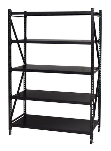 大型 イス収納可 棚調整可能 ラック リビング収納 収納棚 ブラック