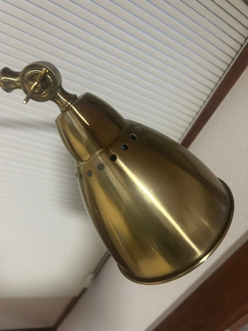 スタンドライト フロアライト イケア　BAROMETER間接照明 ゴールド