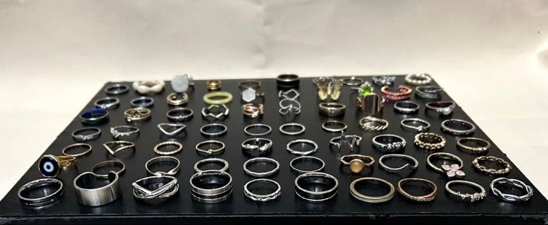 遺品整理品 豪華大量 アクセサリー リング指輪 70点まとめ売り