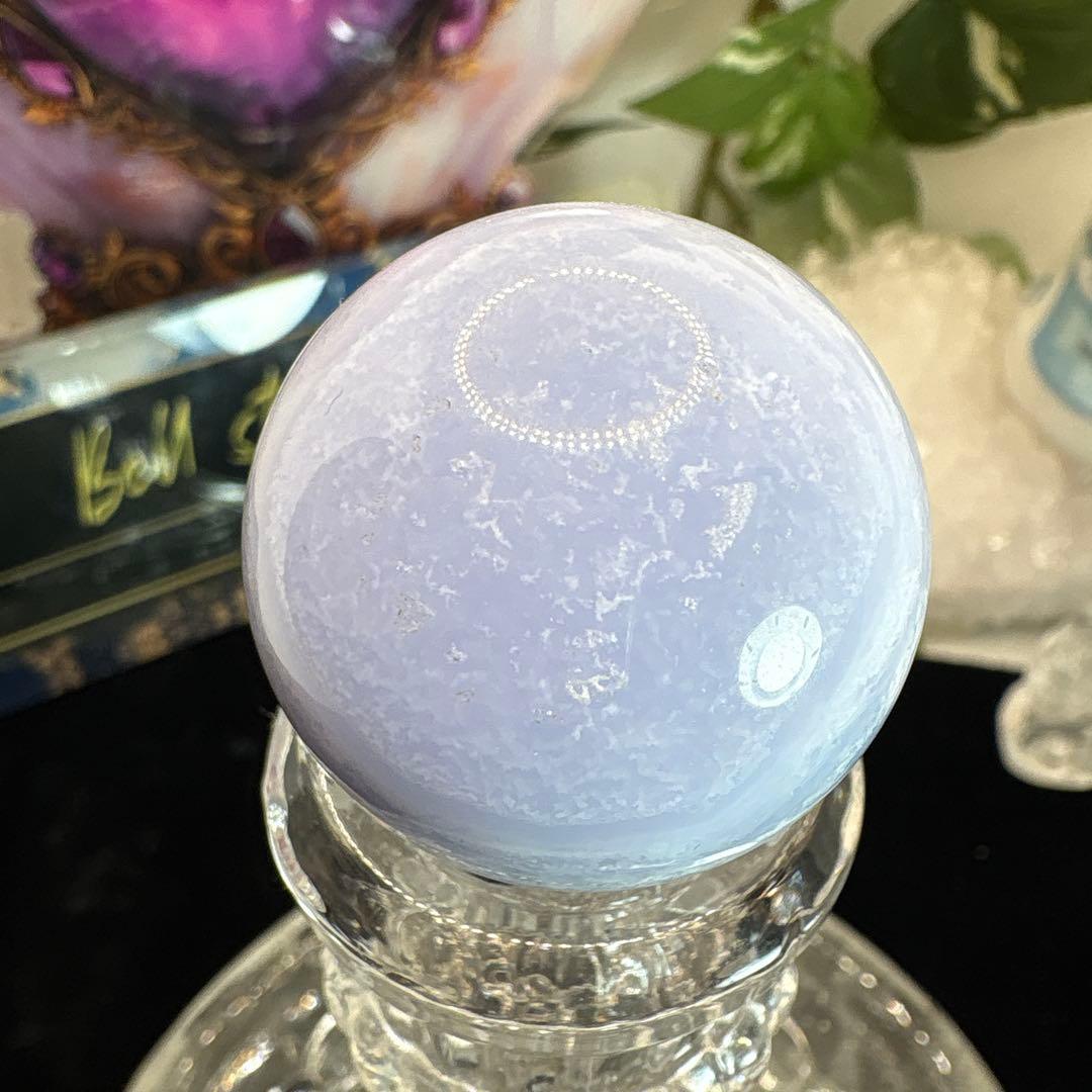 高品質 ブルーレースアゲートスフィアNo.2641