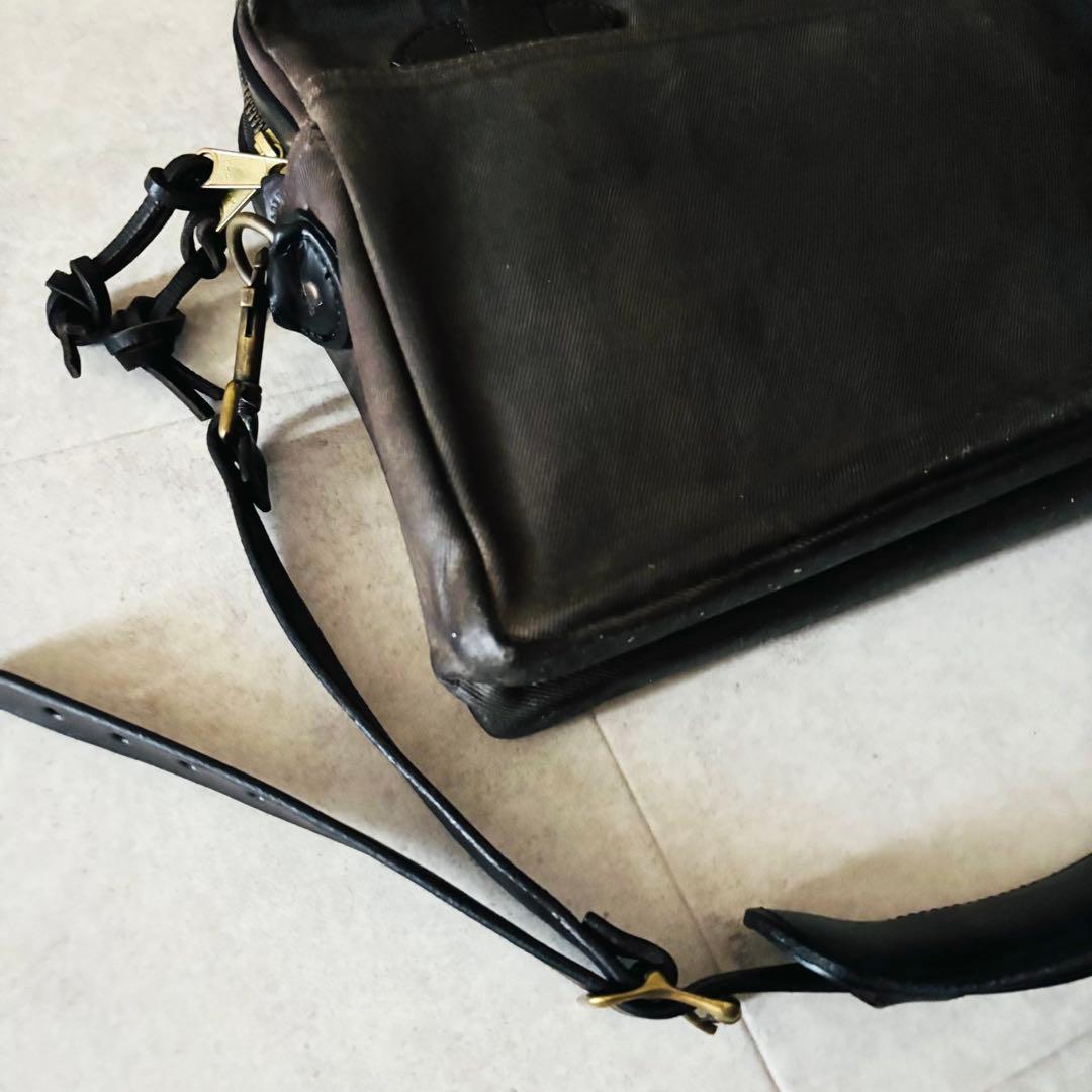 フィルソン　ラギッドツイル　オリジナルブリーフケース　オッターグリーン　USA製